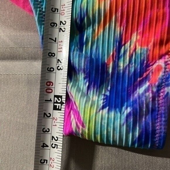New Coastal Waves Plus Tie Dye Ruffle Off-the-Shoulder Swimsuit - Picture 11 of 13